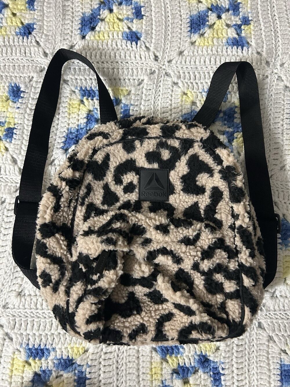 Reebok Leopard Print 12 Inch Backpack Great Condition Adjustable Straps